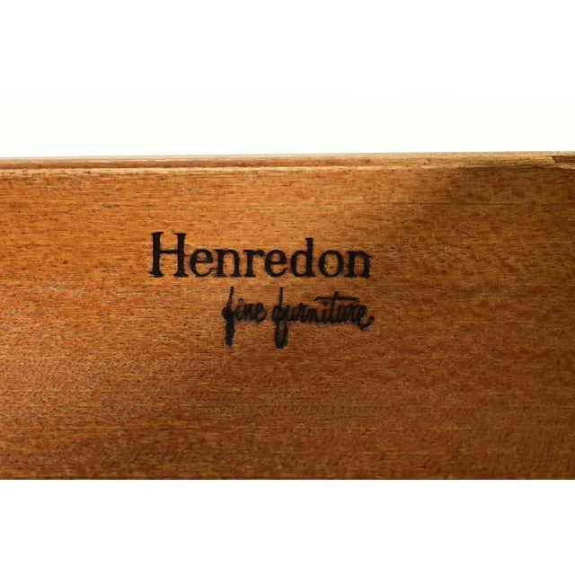 Henredon French Regency Louis XVI Carved Walnut Nightstand, Circa 1960s For Sale - Image 11 of 18
