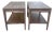 1960s Mersman Mid-Century Modern Walnut Two-Tier End Tables - A Pair For Sale