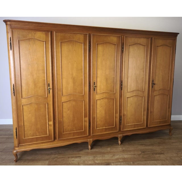 Vintage French Louis XVI Style Wardrobe For Sale - Image 13 of 13