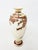 Antique Japanese Satsuma 6" Vase - Late Meiji Era - Geisha - Attendant - Tree - Leaves For Sale - Image 4 of 18