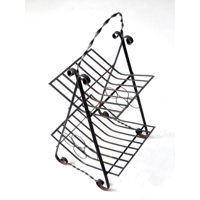 Vintage Wrought Iron Rack Chairish