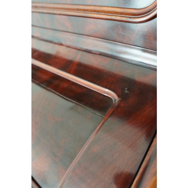 Antique Victorian Cylinder Roll-Top Secretary Desk For Sale - Image 16 of 17