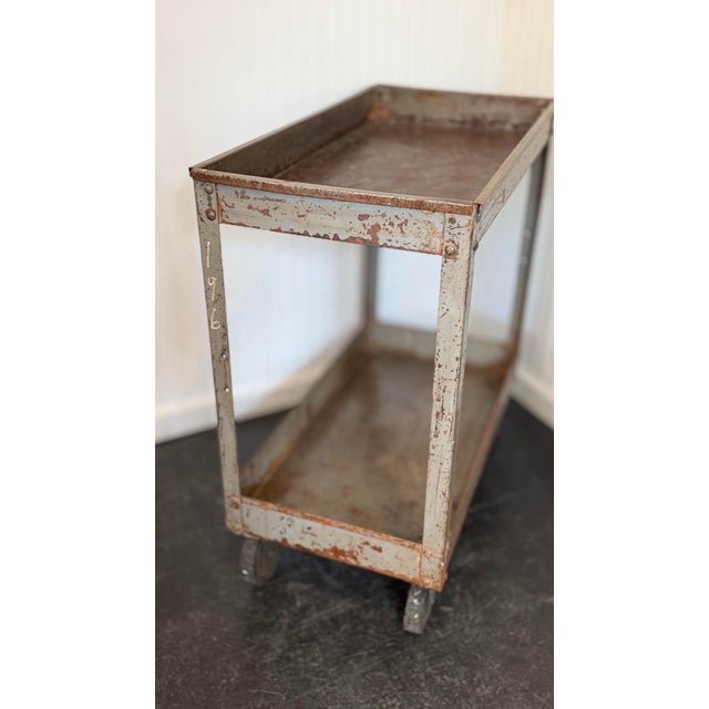 1950s Industrial Style Bar Cart For Sale - Image 4 of 7