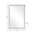 2020s Asbille Glossy White Wall Mirror For Sale - Image 5 of 7