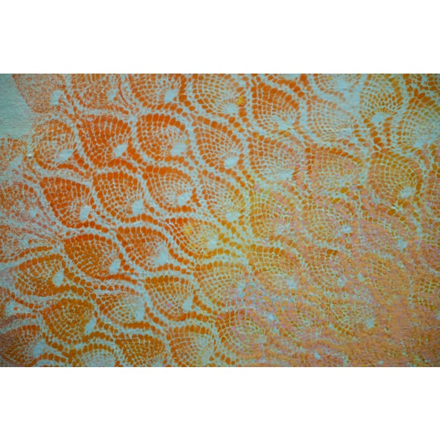 Modern Spiral Pattern, Unknown Artist Acrylic on Canvas For Sale - Image 3 of 4