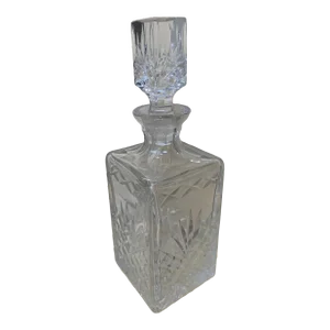 Mid 20th Century Vintage Cut Glass Decanter
