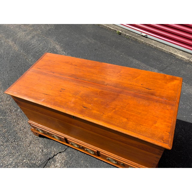 Late 18th Century Walnut Chippendale Mule Chest For Sale - Image 5 of 18
