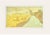 Vintage Early 1900's European Impressionistic Yellow Landscape, Oil Painting on Paper With Mat For Sale