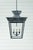 Traditional Chapman & Myers for Visual Comfort Signature Elsinore Medium Hanging Lantern in Weathered Zinc with Clear Glass For Sale - Image 3 of 4