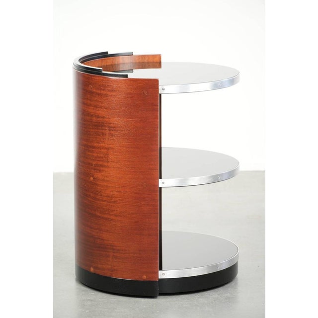 Side Table with Black Glass Tops from Schuitema For Sale - Image 3 of 10