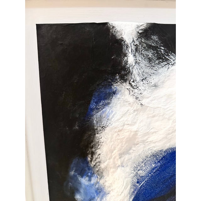 Blue Pele Torres Abstract Dimensional Abstract For Sale - Image 8 of 8