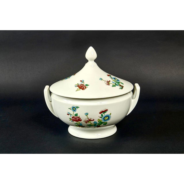 Mid-Century Italian Porcelain Soup Tureens from Richard Ginori, 1940s, Set of 2 For Sale - Image 10 of 13