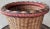 Wood Stylish Late 20th-Century Rattan & Willow Pedestal Base Basket Cachepot For Sale - Image 7 of 12