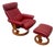 Set of Mayfair Bordeaux Chair with Ottoman from Stressless For Sale