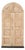 Antique Indian Bleached Teakwood Door, Now Mounted on a Stand, C. 1880 For Sale