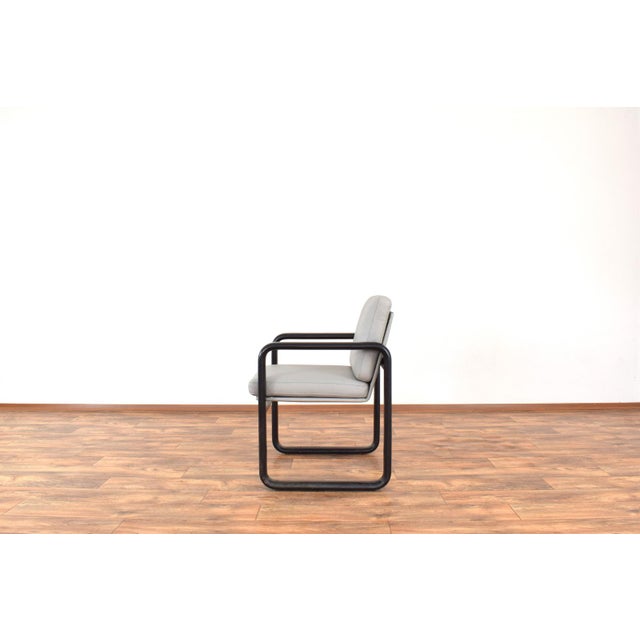 Wood Mid-Century Leather Armchairs by Burkhard Vogtherr for Rosenthal, 1970s, Set of 2 For Sale - Image 7 of 18