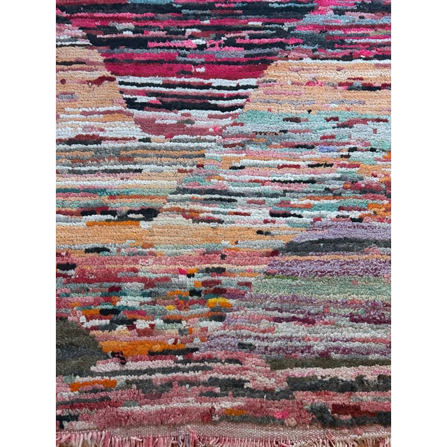 1990s Vintage Marrakesh Moroccan Hand Woven Rug For Sale - Image 5 of 13