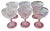 American Set of 6 Antique American Brilliant Cut Glass Crystal Champagne Coup Wine Stems For Sale - Image 3 of 7