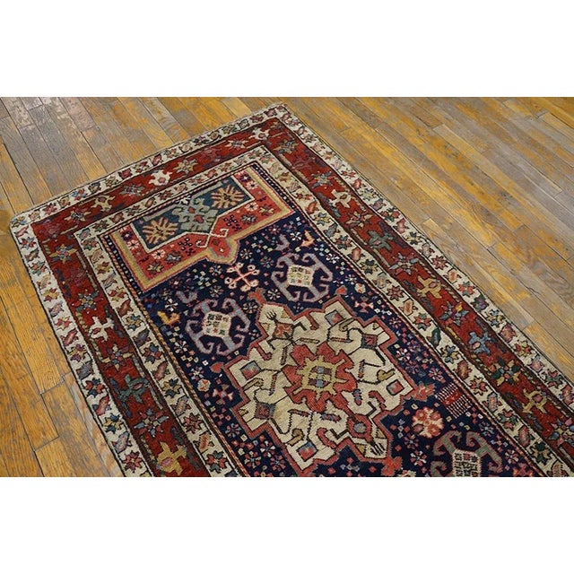 Textile 19th Century N.W. Persian Shahsavan Carpet ( 3' x 16' - 90 x 488 ) For Sale - Image 7 of 7