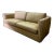 Olivia & Quinn Leather Sofa With Channel Tufting For Sale