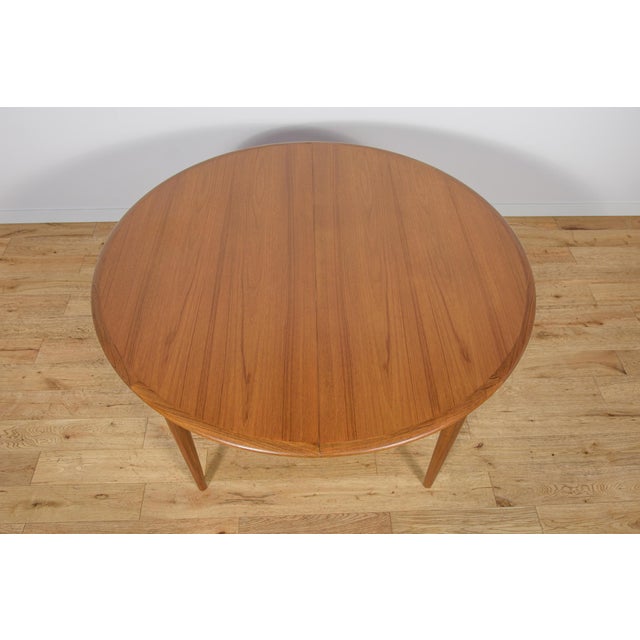 Mid-Century Modern Mid-Century Round Teak Extendable Dining Table from Skovmand & Andersen, Denmark, 1960s For Sale - Image 3 of 18
