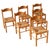 Rustic Chalet Chic Chairs in Pine and Rush in the style of Vico Magistretti, 1970s, Set of 6 For Sale - Image 15 of 15