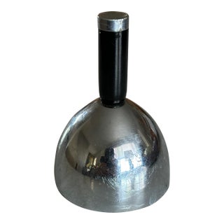 Art Deco Chrome Dinner Bell by Chase For Sale