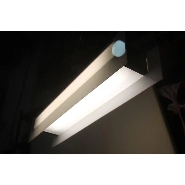 1950s Mid-Century Acrylic Glass &amp; Brass Pendant, 1950s For Sale - Image 5 of 15