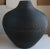 Postmodern Flute Corrugated Cardboard Floor Vase in Black For Sale In Madison - Image 6 of 6