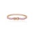 Metal Brilliant 14.83 CTW Pink Sapphire Tennis Bracelet in 14k Yellow Gold For Sale - Image 7 of 11