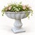 1990s Antique Stone Flower Cup Planter, 1990s For Sale - Image 5 of 8