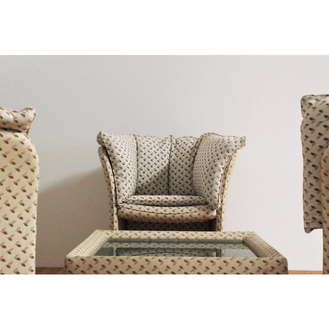 Armchairs and Coffee Table in the Style of B&B Italia, 1970s, Set of 4 For Sale - Image 6 of 18