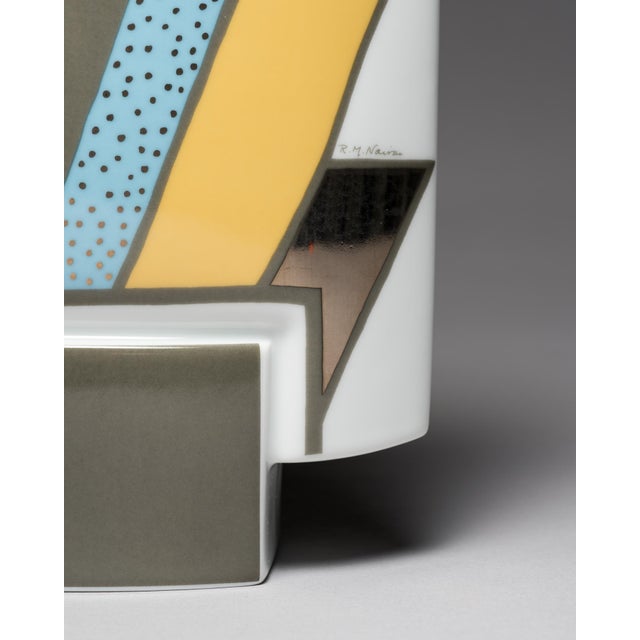 White Debut Porcelain Vase by Michael Boehm and Rosemonde Nairac for Rosenthal, 1990s, Set of 2 For Sale - Image 8 of 16