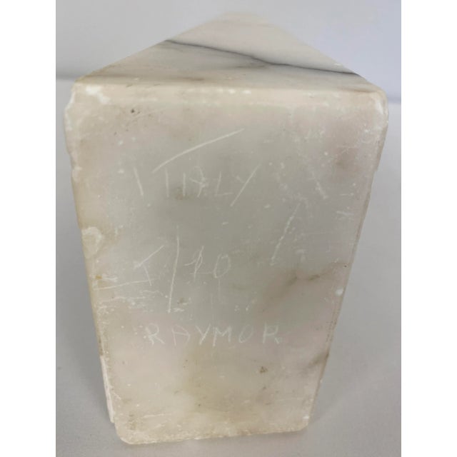 Mid 20th Century Pair of Mid 20th Century Raymor Marble Bookends For Sale - Image 5 of 5