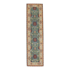 Modern Turkish Fine Woven Oushak Rug 2'10" x 12'7"
