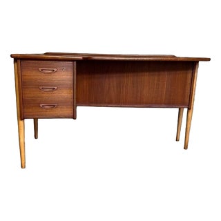 Vintage Teak Boomerang Desk by Göran Strand, 1960s For Sale