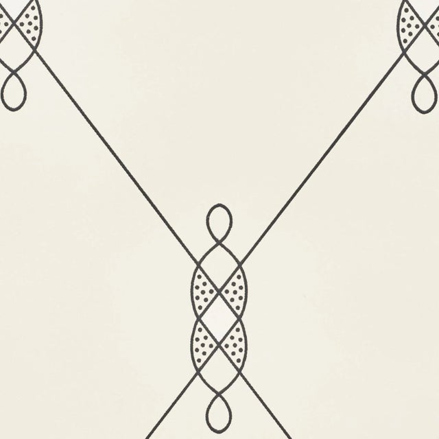 Schumacher Schumacher X David Oliver Diso Wallpaper in Parchment For Sale - Image 4 of 4