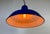 Industrial Blue Enamel Factory Pendant Lamp, 1960s For Sale - Image 10 of 17