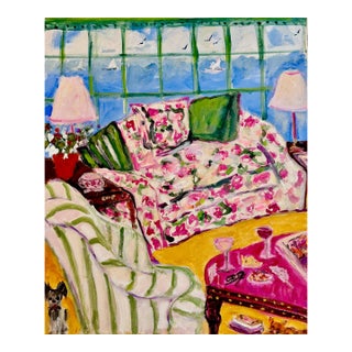 Beach House ..A Colorful Cozy Room With the Ocean Peaking Behind! For Sale