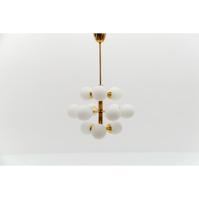 Large Mid-Century Modern Sputnik Lamp from Kaiser Leuchten, Germany 1960s For Sale - Image 11 of 13