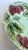 Made in France. Antique majolica strawberry plate with heavy relief fruit and foliage. Beautiful color palette of greens...