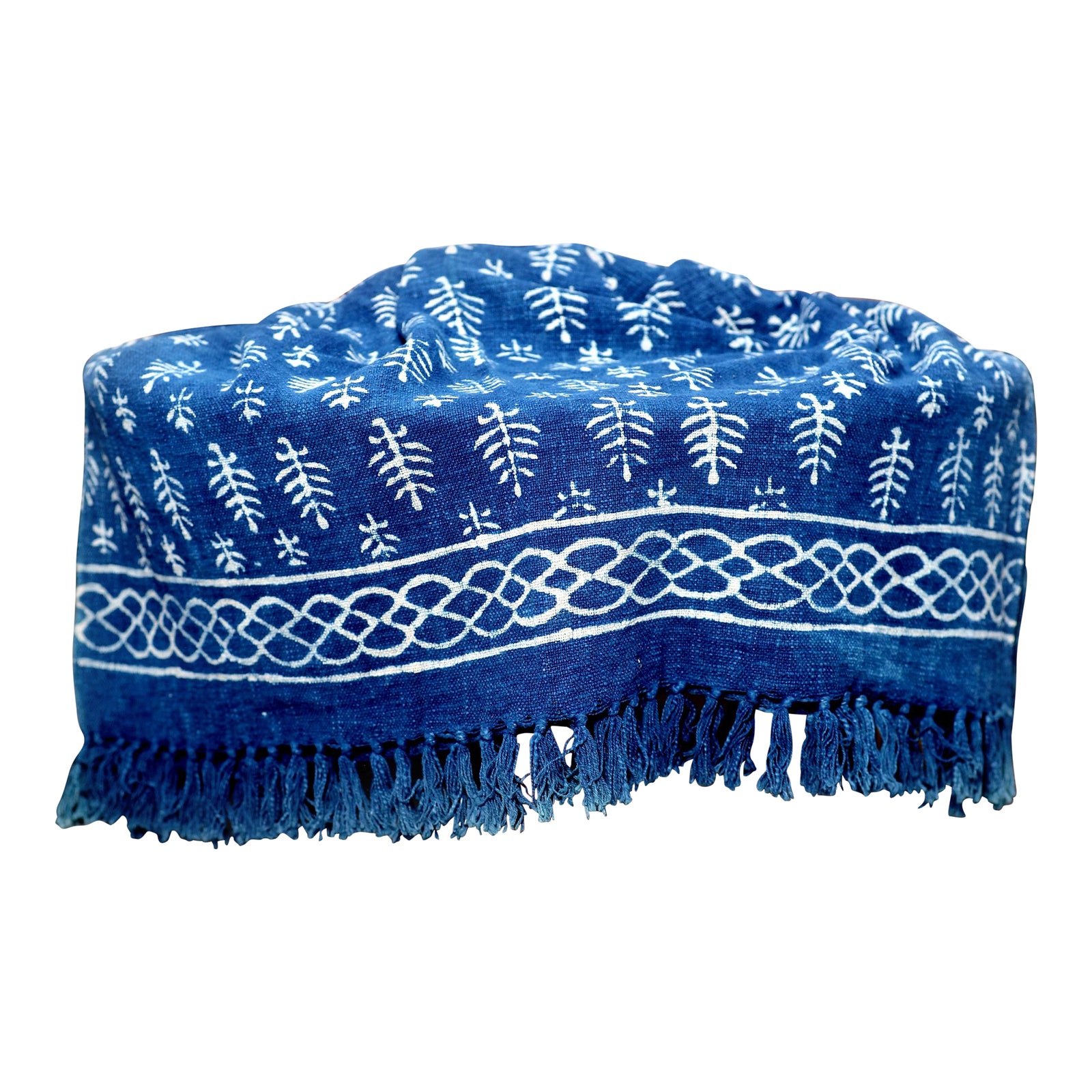 Cotton Throw Blanket With Tassels Chairish