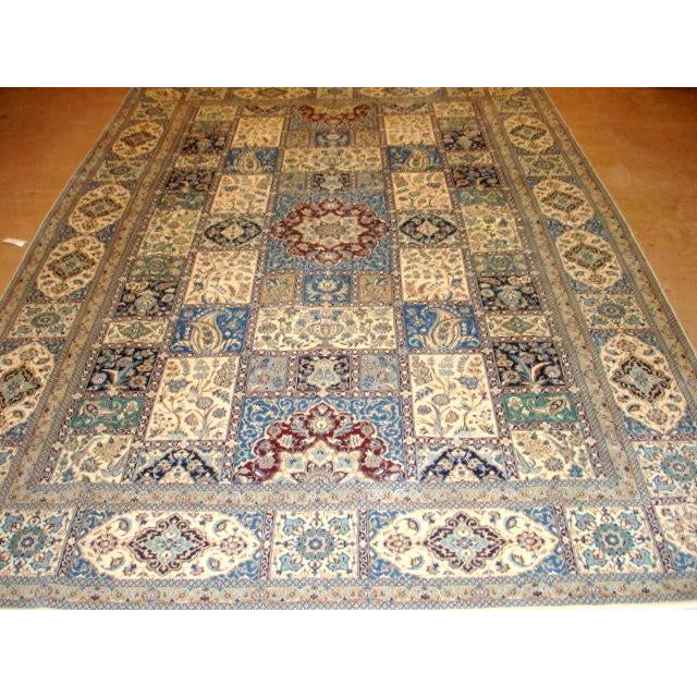 Persian Signed Persian Nain , 7'1" X 10'5" For Sale - Image 3 of 6