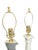Pair of Italian Alabaster Column Lamps For Sale - Image 4 of 6