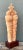Showcasing striking mid-century artistic expression, this vintage abstract figurative sculpture is crafted from terracotta...