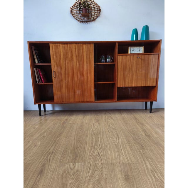 Mid-Century Modern Modernist Wooden Sideboard, 1970s For Sale - Image 3 of 18