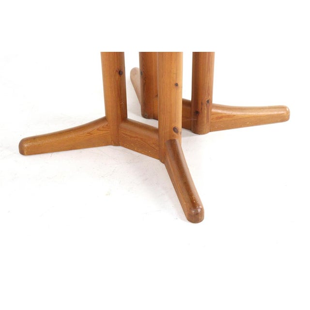 Pine Round Extendable Idom Dining Table from Vamdrup For Sale - Image 12 of 16