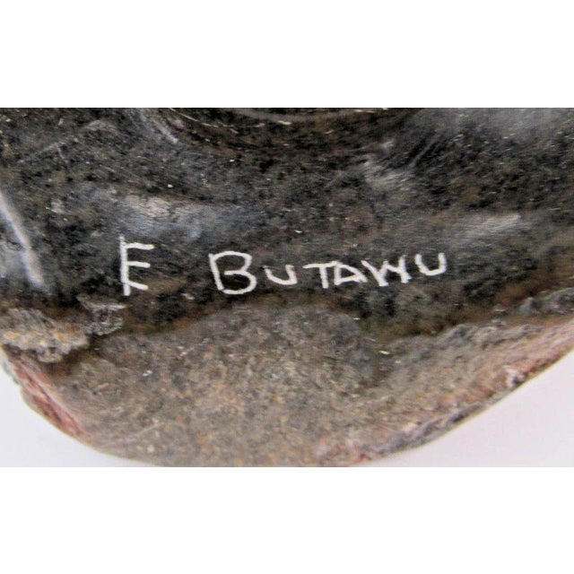 1950s Emerson Butawu African Shona Carved Serpentine Stone Sculpture For Sale In Miami - Image 6 of 12