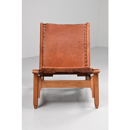 Low Chair by Werner Biermann for Arte Sano Colombia For Sale - Image 4 of 15