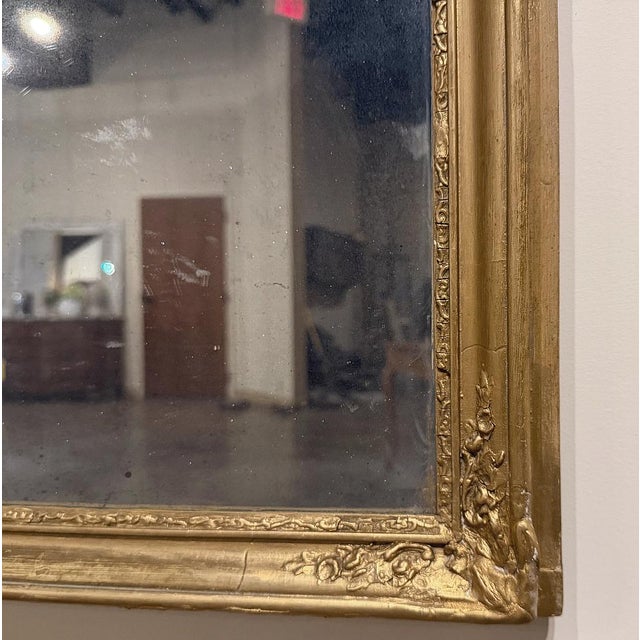Early 19th Century French Hand-Painted Trumeau Mirror For Sale - Image 14 of 18